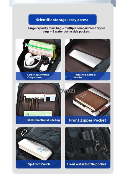 Ovozı Ortaokul Üniversite Okul Çantası Günlük Omuz Çantası (Yurt Dışından) indirimleri