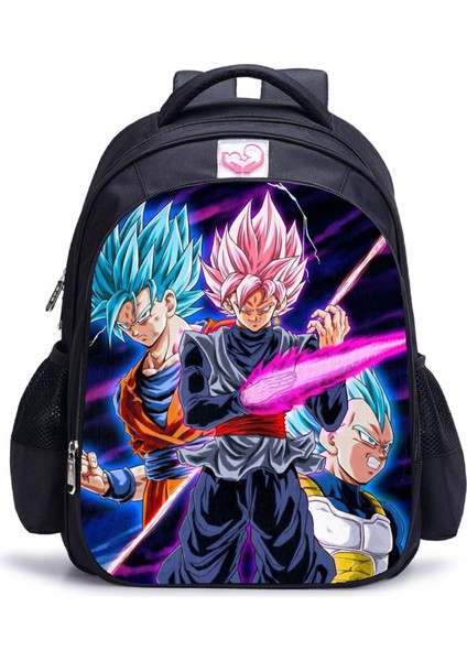 Ovozı 39CM Dragon Ball Büyük Kapasiteli Öğrenci Okul Çantası Günlük Omuz Çantası (Yurt Dışından)