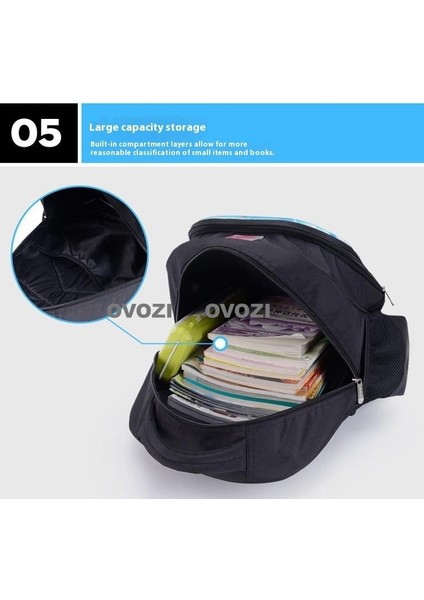 Ovozı 39CM One Piece Büyük Kapasiteli Öğrenci Okul Çantası Günlük Omuz Çantası (Yurt Dışından) fırsatları