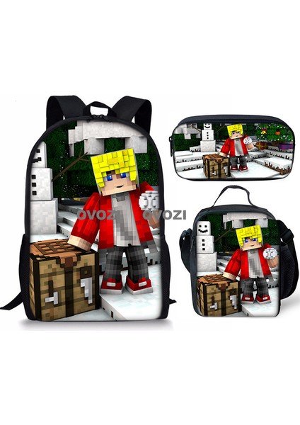 Ovozı Öğrenci Okul Çantası Seti (Yurt Dışından)