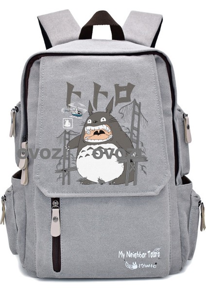 Ovozı Büyük Kapasiteli Karikatür Öğrenci Okul Çantası Günlük Omuz Çantası (Yurt Dışından)