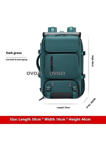 Ovozı Ortaokul Üniversite Okul Çantası Günlük Omuz Çantası Büyük Kapasiteli Seyahat Çantası (Yurt Dışından)