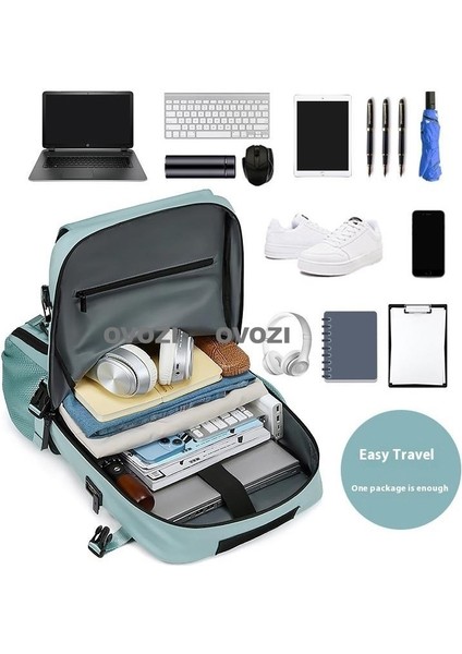 Ovozı Ortaokul Üniversite Okul Çantası Günlük Omuz Çantası Büyük Kapasiteli Seyahat Çantası (Yurt Dışından) fiyatları