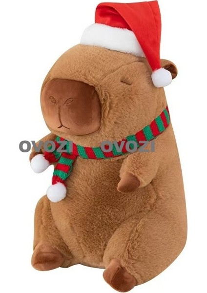 Ovozı 25CM Sevimli Capya Su Yunusu Peluş Oyuncak Bebek Bebek Yastık Hediye (Yurt Dışından)