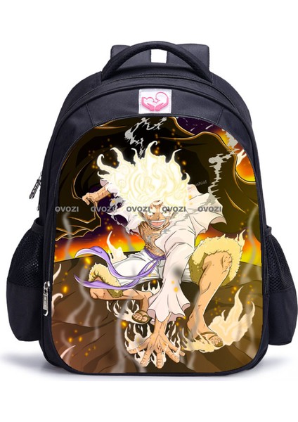 Ovozı 35CM One Piece Büyük Kapasiteli Öğrenci Okul Çantası Günlük Omuz Çantası (Yurt Dışından)