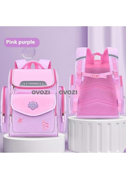 Ovozı 38CM Büyük Kapasiteli Öğrenci Okul Çantası Günlük Omuz Çantası (Yurt Dışından)