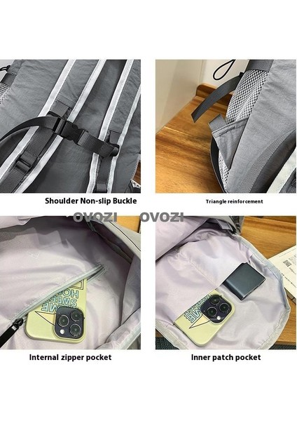 Ovozı 43CM Lise Üniversite Okul Çantası Günlük Omuz Çantası (Yurt Dışından) fırsatları