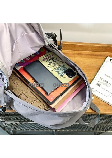 Ovozı 43CM Lise Üniversite Okul Çantası Günlük Omuz Çantası (Yurt Dışından) indirimleri