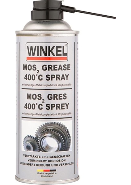 Wınkel Mos2 Dişli Çark Sprey 400°C 400ML