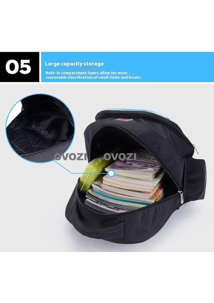 Ovozı 42CM One Piece Büyük Kapasiteli Öğrenci Okul Çantası Günlük Omuz Çantası (Yurt Dışından) indirimleri