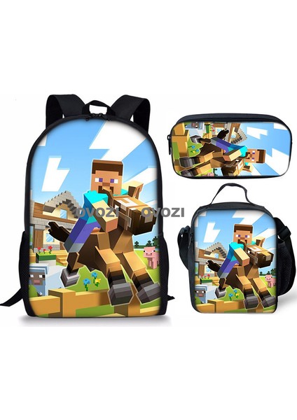 Ovozı Öğrenci Okul Çantası Seti (Yurt Dışından)