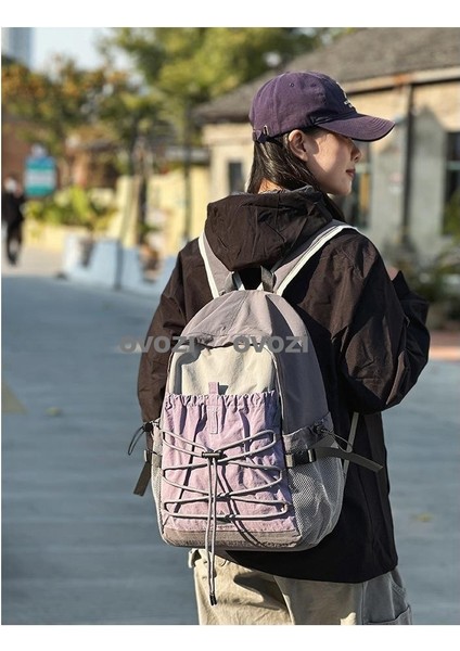 Ovozı 38CM Lise Üniversite Okul Çantası Günlük Omuz Çantası (Yurt Dışından) fiyatları