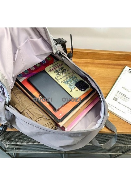 Ovozı 38CM Lise Üniversite Okul Çantası Günlük Omuz Çantası (Yurt Dışından) indirimleri