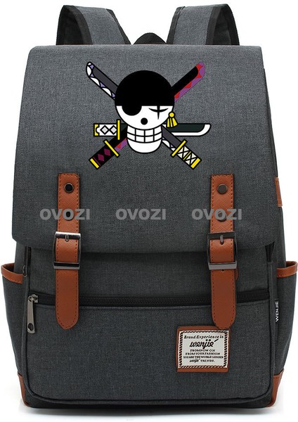 Ovozı 38CM One Piece Büyük Kapasiteli Öğrenci Okul Çantası Günlük Omuz Çantası (Yurt Dışından)
