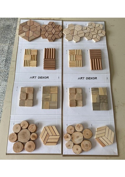 3 Boyutlu Masif Ahşap Karo, Kahverengi, Dayanıklı ve Şık Zemin Kaplama indirimleri