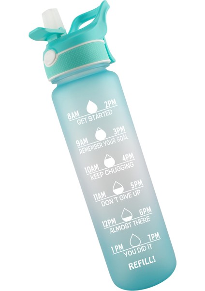 1l Sprey Uzay Kupa Doğa Sporları Plastik Su Şişesi Sprey Kur (Yurt Dışından)