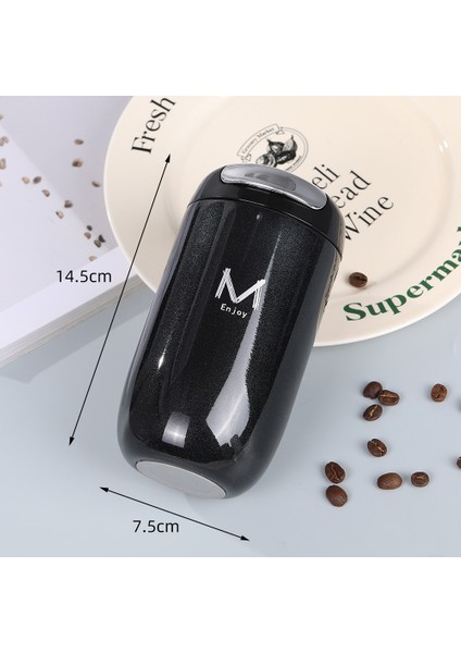 Vintage Parlak Yürüyüşlü Kahve Kupa (Yurt Dışından)