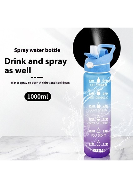 1l Sprey Uzay Kupa Doğa Sporları Plastik Su Şişesi Sprey Kur (Yurt Dışından) fırsatları