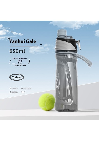 Spor Sprey Kupa Büyük Kapasiteli Öğrenci Düşürmez Kullanışlı Plastik Bardaklar (Yurt Dışından)