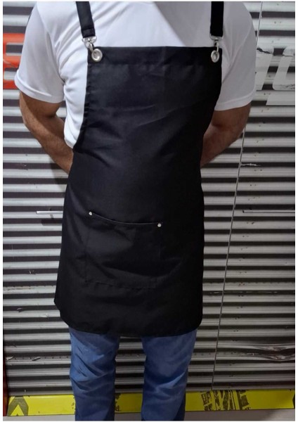 Şık Siyah Mutfak Önlüğü, Kullanışlı ve Rahat Tasarım fırsatları