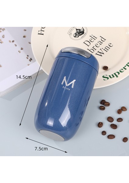 Vintage Parlak Yürüyüşlü Kahve Kupa (Yurt Dışından)