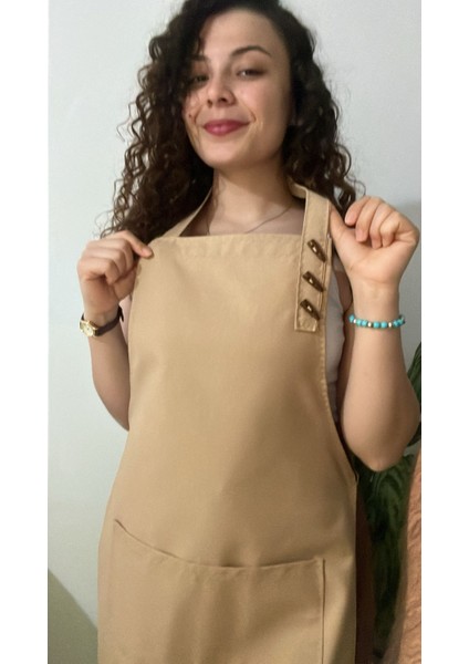 Bej Özel Tasarım Önlük, Şık ve Kullanışlı Tarzınız Için Ideal Seçim fiyatları