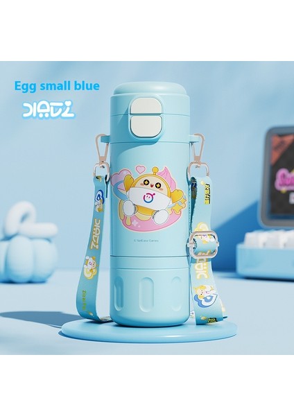 Eggman Party Çocuk Yalıtımlı Kupa Paslanmaz Çelik Büyük Kapasiteli Pipetli Kupa (Yurt Dışından)