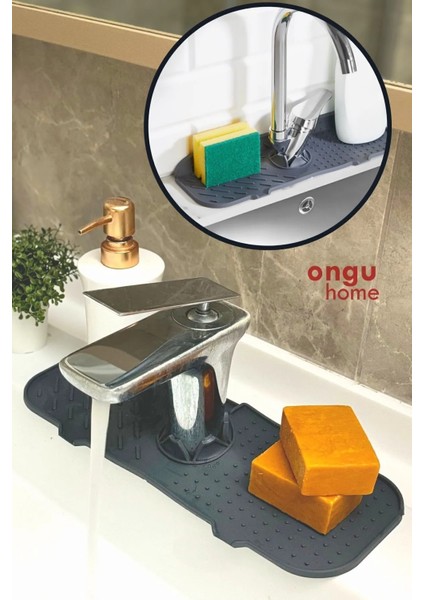 Musluk Matı Mutfak ve Banyo Için Koruyucu Su Tutucu ve Su Giderli Sünger Matı