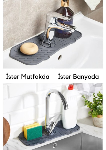 Musluk Matı Mutfak ve Banyo Için Koruyucu Su Tutucu ve Su Giderli Sünger Matı modelleri