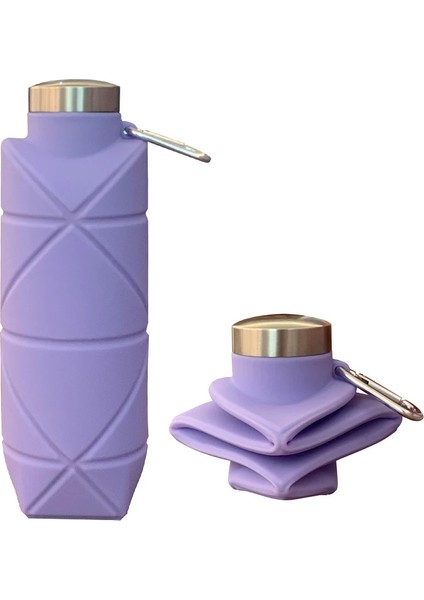 Silikon Katlanır Kupa 700ML Açık Hava Sporları Su Şişesi (Yurt Dışından)