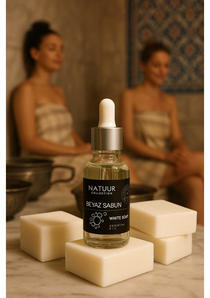 Beyaz Sabun Esans Uçucu Yağ Doğal Yoğun Koku Buhurdanlık Difüzör Esansı 20 ml