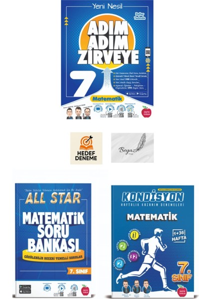 Newton 7.sınıf Adım Adım Matematik All Star Matematik Soru Kondisyon Matematik Denemeleri Hedef Deneme