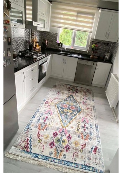 Mutfak Halısı – Kaymaz Dot Tabanlı, Yumuşak Dokulu, Yıkanabilir, Modern Tasarım (Isparta)