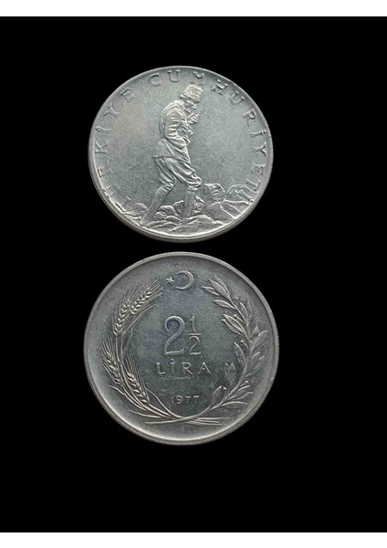1972 2/5 Türk Lirası Koleksiyon Para. Koleksiyon Başlangıç Setleri. Antika Darpane Hobi Hediye.