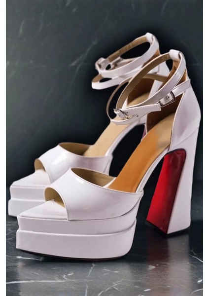Kadın Elegant Ayakkabı Çift Platform Ayakkabı Özel Tasarım Abiye Ayakkabı