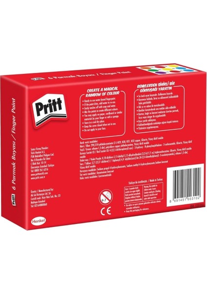 Aydos Parmak Boyası, 6 Parça fiyatları