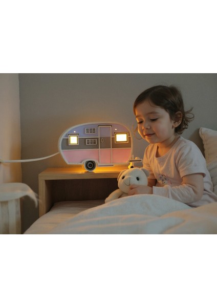 Karavan Dekoratif Aydınlatma ve Gece Lambası Ahşap Mdf (El Yapımı) fiyatları