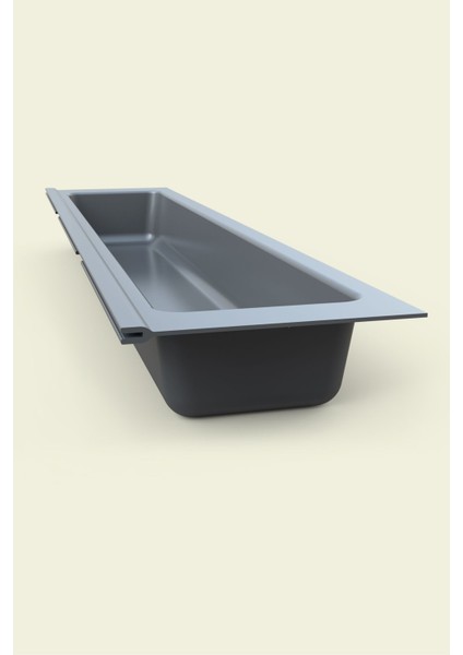 Antrasit Mutfak Çekmece Içi Kaşıklık, Tek Bölmeli, 11CM x 48CM fiyatları