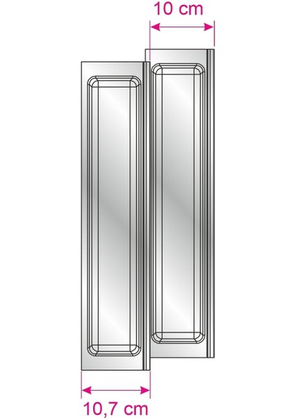 Antrasit Mutfak Çekmece Içi Kaşıklık, Tek Bölmeli, 11CM x 48CM