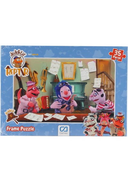 5208 Dedektif Reptır Frame Puzzle 35 Parça -Ca Games fiyatları