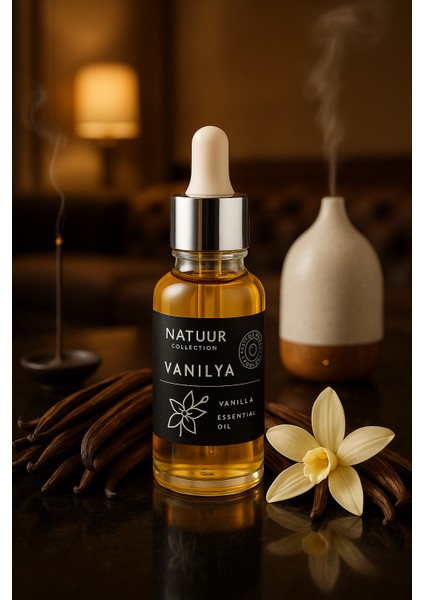 Natuur Collection Vanilya Esans Buhurdanlık Esansı Doğal Uçucu Yağ 20 ml
