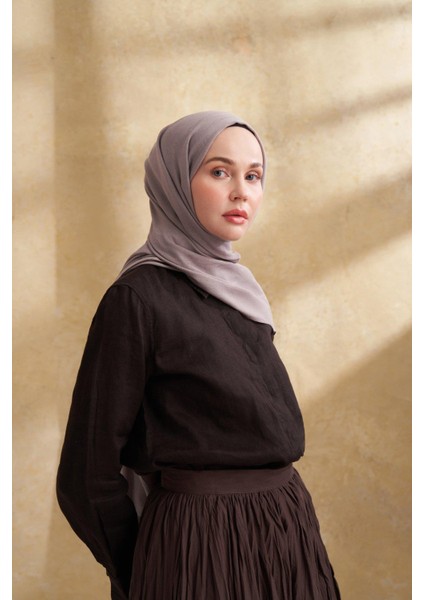 Pamuk Modal Aden Desen Şal - Vizon modelleri