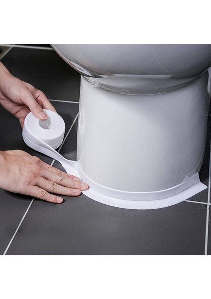 Su Sızdırmaz Bant Beyaz Küvet Kenar Bant Duşakabin Bant