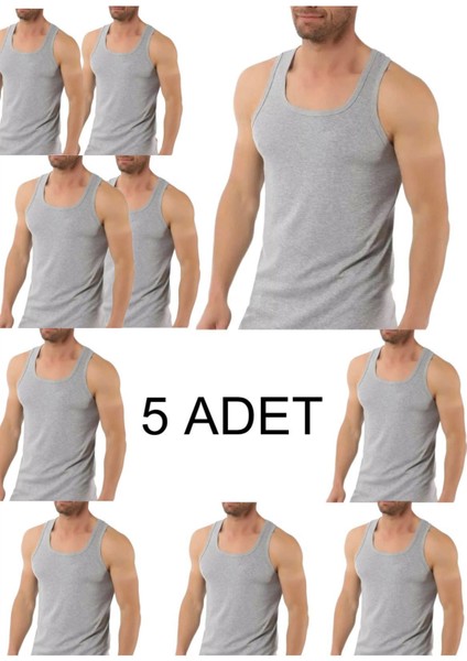 5'li Gri Erkek Atlet