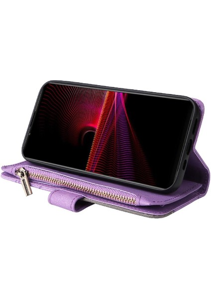 Kart Yuvası Standı Kickstand Koruyucu Tarzı ile Sony Xperia 1iii Için Kılıf (Yurt Dışından) indirimleri