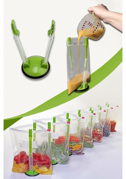 Yeşil Buzdolabı Saklama Poşet Tutucu, Pratik ve Şık Organize Edici fiyatları