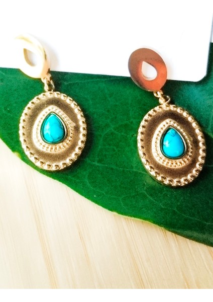 Gold Lüks Gösterişli Figürlü Küpe fiyatları