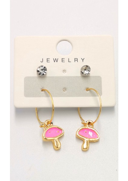 Renkli Figürlü Lüks Küpe