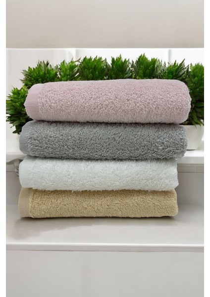 Renkli 4'lü Bambu Mutfak Havlusu 30X50 Cm, Yumuşak ve Şık Kullanım Sağlar.