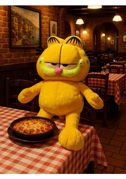 Lazanya Aşığı Garfield – Sarılmalık Uyku DOSTU-60CM Peluş Garfield